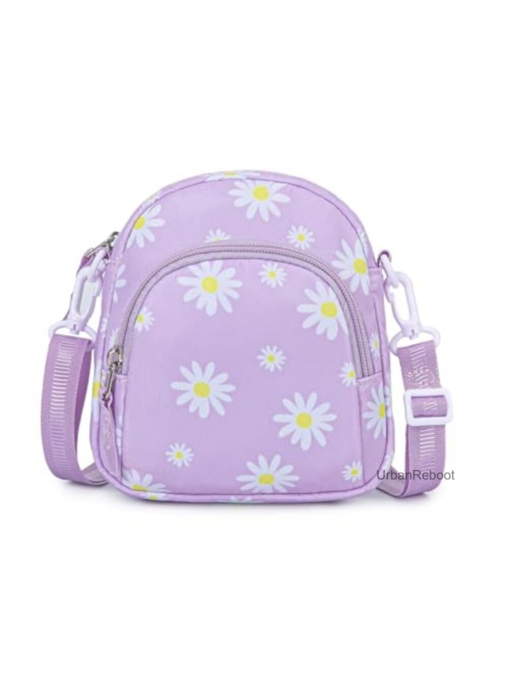 Mini Crossbody Bag Floral Sling Purse Adjustable Strap Teens Girls